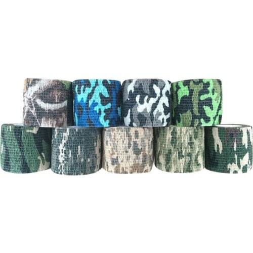 5CM*4.5M Self-adhesive Camouflage Stretch Bandage Tactical Non-woven Tape First Aid Health Care Doctor Toys Kids Toys Role Play