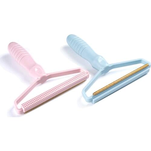 Household hair removing ball new manual double sided pure copper portable pet clothes hair scraper