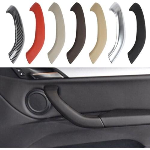 Car Inner Handle Interior Door Panel Pull Trim Cover Gray Beige Black left Right For BMW BMW X1 X2 F48 F49 F39 2016-2020