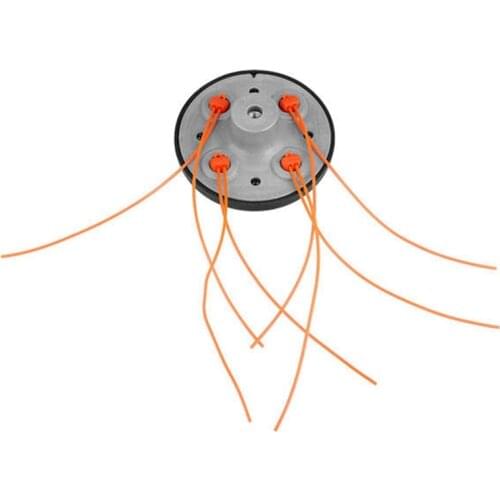 1Pc Universal 4 Lines Bump Speed Feed String Trimmer Head Grass Trimmer Head for Lawn Mower Brush Cutter Head