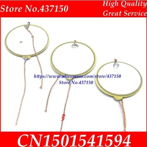 21.5mm Double-Sided Piezoceramic Patch Copper Sheet Buzzer Sheets Welding Enamelled Wire Wave Pattern Piezo Ceramic Element