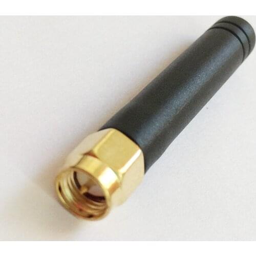 2dbi 433Mhz Antenna Aerial with SMA Male Plug Gold-Plated Conntector Radio Rubber Antenna Signal Booster 50 Ohm