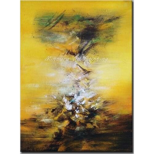 Mintura Hand Painted Abstract Oil Paintings On Canvas Modern Art Posters Wall Pictures For Living Room Home Decoration Best Gift