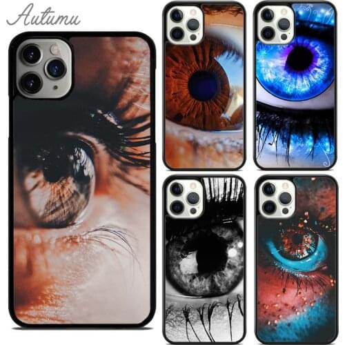 Drugged Eyes Phone Case for iPhone 11 12 Pro Max mini X XR XS SE 2020 5 6S 7 8 Plus Samsung Galaxy S8 S9 S10 Cover shell