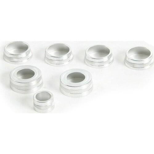 Aluminum Alloy Dashboard Ring Decor Cover Vent Cover Trim for Chevrolet Camaro 2017 2018 2019 2020