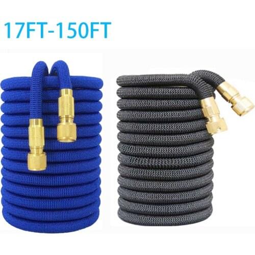 High Quality 25-150ft Magic Expandable Garden Hose Flexible Garden Hose High Pressure Hose Car Wash For Garden Watering Supplies