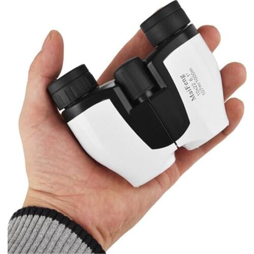 HD Waterproof 10x22 Binocular Telescope with Wide Angle and Pocket Optical Lens fit Concert Sports Camping