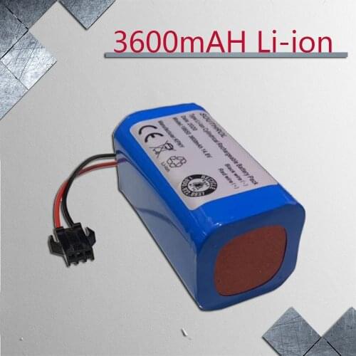 14.4V 2800mAh Li-ion battery for Conga Excellence 990 Ecovacs Deebot N79 N79S DN622 Eufy RoboVac 11 11S RoboVac 30 etc