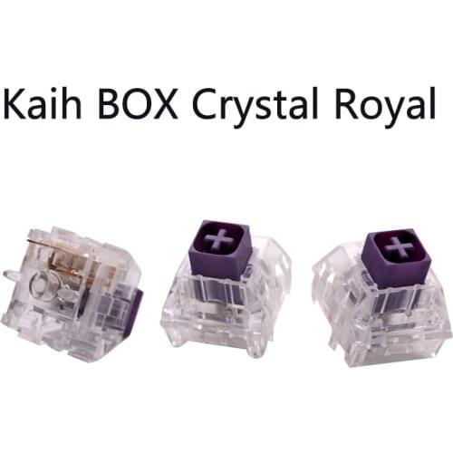 10pcs Chosfox Kaih BOX Crystal Royal/pinks MX Switches Game Machine Keyboard diy RGB/SMD IP56 Water-proof Tactile handfeel