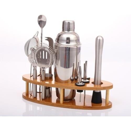 Rose Gold Copper Cocktail Maker Set Kit & Recipe Guide Shaker Party Set Kit Droshipping J2Y