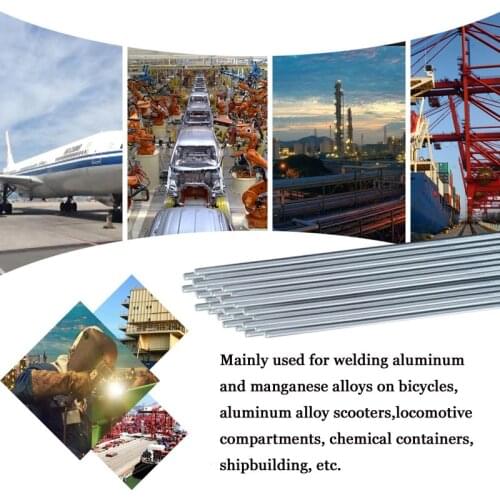 Low Temperature Easy Melt Aluminum Welding Rods Weld Bars Cored Wire 2mm Rod Solder for Soldering Aluminum No Need Solder Powder
