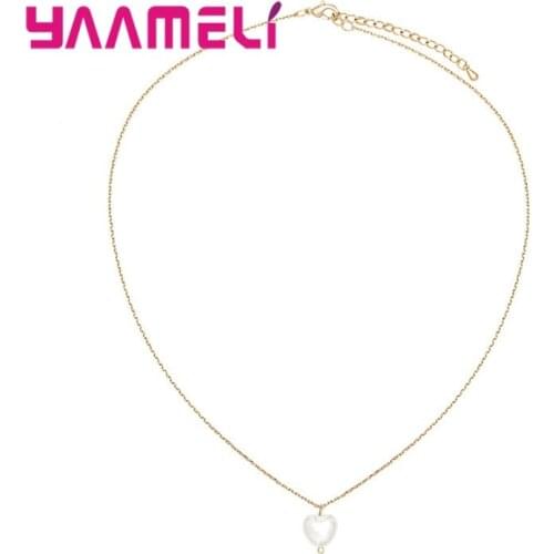 NEW Pearl Necklace 925 Sterling Silver Multi Layer Stackable Fashion Jewelry Hot Sale Imitation Pendant Tiny Chain for Woman
