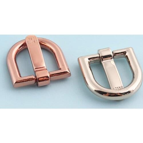 Rose Gold Adjuster Buckles Release Belt Buckle with prong Bag Strap Slider Fastener Leather Craft Repair