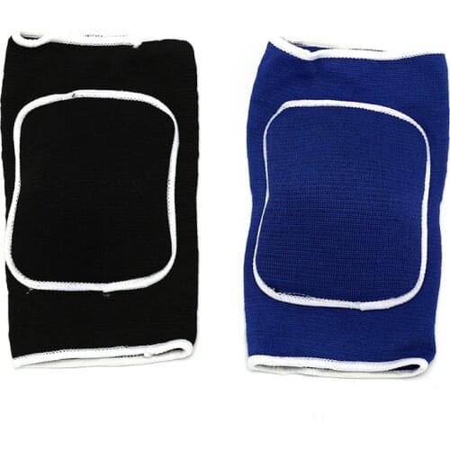 1PC Sport And Fitness Elbow&Knee Pads Knitted Thick Sponge Basketball Volleyball Crash Support Brace Pads Elbow Support