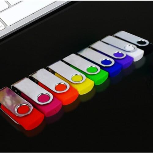 Over 10pcs Free Customize Memory Disk Flash USB Pendrives OTG USB 2.0 Colorful Clef USB 64GB 32GB 16GB 8GB Photography Gifts