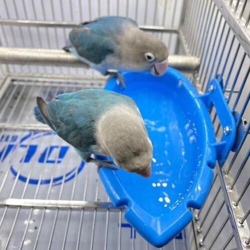 Bird Baths Tub Bowl Basin Parrot Cage Hanging Bathing Box Birdbath Shower Wash Bath Bird Feeder Pet Supplies Pet Cage Accessory