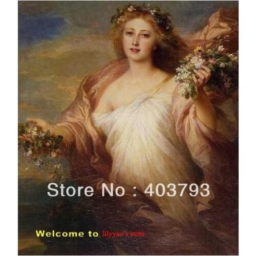 Spring Franz Winterhalter repro oil painting oil paintings on canvas free shipping