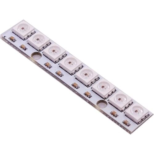 WS2812B RGB LED Ring Lamp 8 bits RGB Strip Light Module with Integrated Drivers 24 x WS2812 5050
