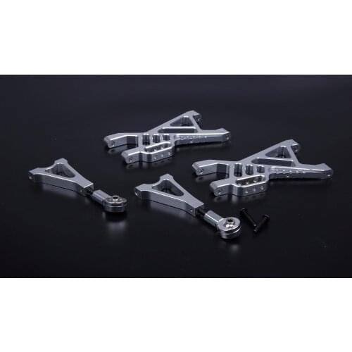 CNC alloy Rear suspension A arm set 85114 for 1/5 RC CAR PARTS HPI ROVAN BAJA5B
