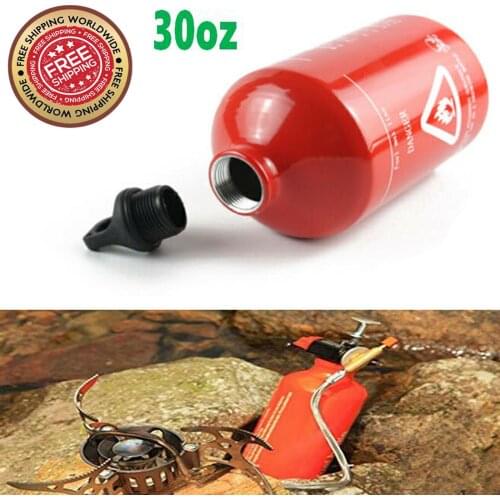 30oz 1 Liter Spare Fuel Bottle tank Aluminum For Gas Can/Diesel/Petrol/alcohol