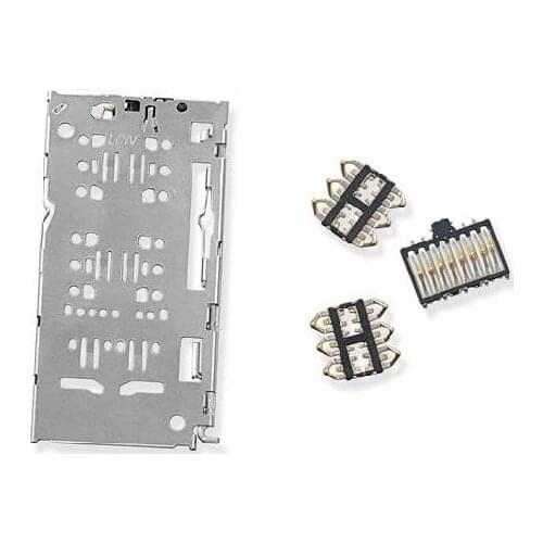 10Sets/lot OriginalNew SIM Card Reader Connector For Samsung Galaxy A51 A515 A515F A70 A705 A705F A750F A750 A71 A715 A715F A920