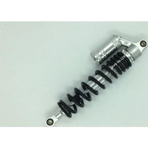 375mm SV 10mm spring Rear Shock Absorber Suspension TRAIL DIRT BIKE ATV Black+Silver