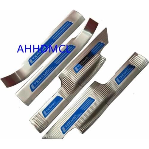 Car Welcome Pedal Threshold Strip Door Sill Strip For Teramont 2017 2018 2019 2020