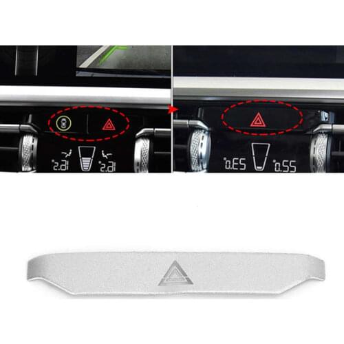 Car Double Flash Mode Button Sticker Aluminium Alloy Replacement for 3 Series G20 G28 2020-21