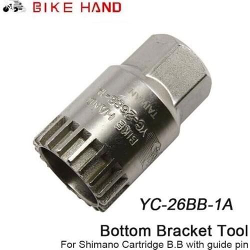 BIKEHAND Bicycle Repair Tool Axis Alloy Steel Axle Disassembly Tool Bike Spline Square Hole Shaft Tool Bottom Bracket Bike Tools