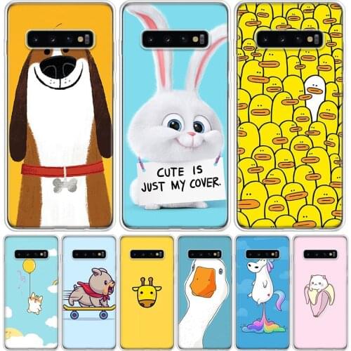 Funny Cute Fashion Design Phone Case for Samsung Galaxy S10 S20 Ultra Note 10 9 8 S9 S8 S7 J4 J6 J8 Plus Lite + Popular Cover Ca