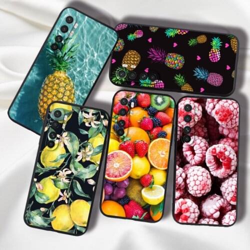 For Xiaomi Redmi Note 7 Pro 6 Redmi K20 K30 Pro Mi 10T 9T 10 A3 A2 Lite Mi10 Pro POCO X3 Case Cover Silicone Bumper Fruit
