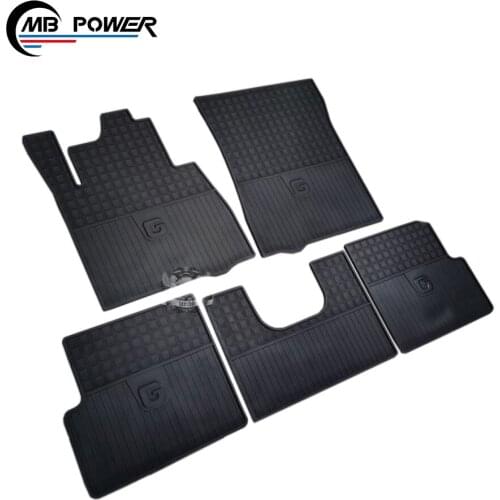 G Class W463 G63 G500 G350 Door Mat For W463 G63 G500 G350 Black Rubber Floor Mat