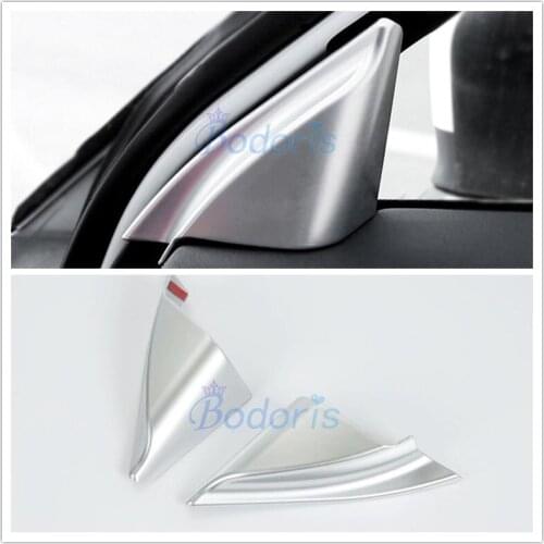 For Mazda CX-5 CX5 2017 2018 2019 Interior Front Window A Colum Tri-angle Cover Moulding Trim Chrome Car-styling Accessories