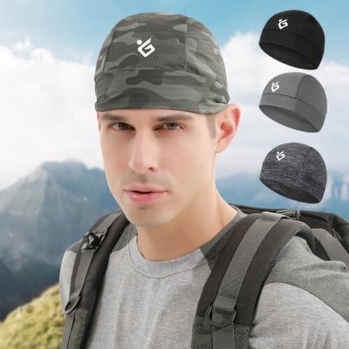 Cooling Skull Cap Breathable Summer Cycling Caps Ice Fabric Anti-UV Bicycle Head Scarf Helmet Liner Sports Hat Fishing Running