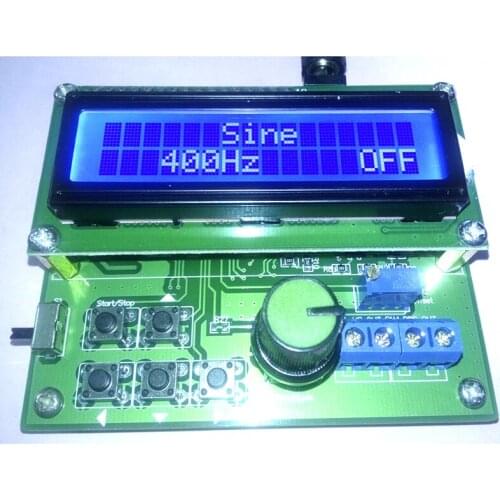 AVR DDS function signal generator pulse sine wave triangle wave square wave sawtooth noise generator