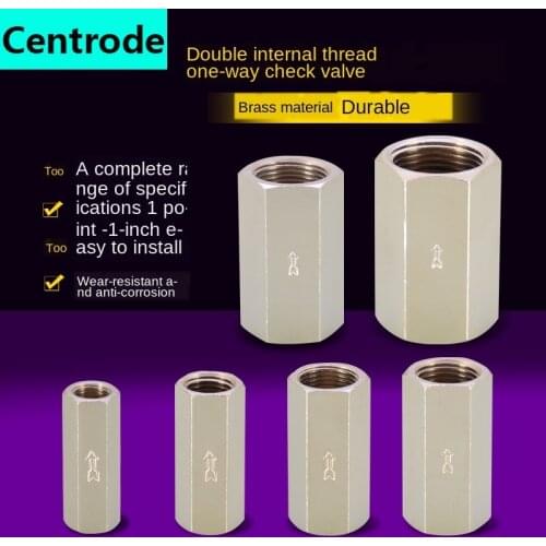 Brass vertical check valve 1/2/3/4/6 minute 1 inch check valve check valve CV-01 / 02/03 pneumatic accessories