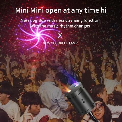 Laser light USB plug Christmas atmosphere light stage light car LED light atmosphere light for Party Landscape Garden