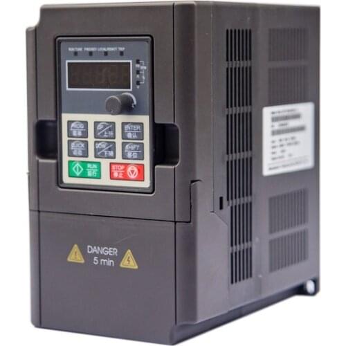Mini Type Inverter 2.2kw 3HP 220V Single Phase Input 3 Phase Output Frequency Converter Variable Frequency Drive 50hz 60hz