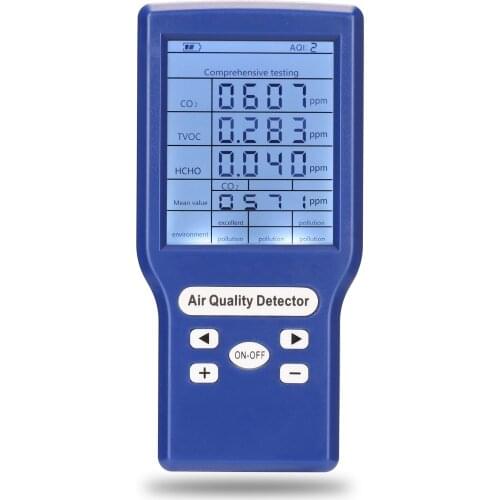 Multifunctional CO2 ppm Meters Mini Carbon Dioxide Detector Gas Analyzer Protable Air Quality Tester