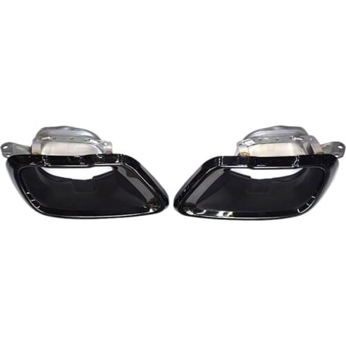 Exhaust Pipe Modified Black Sports Square Mouth Black Car Tail Throat for X5 X6 X7 G05 19-21