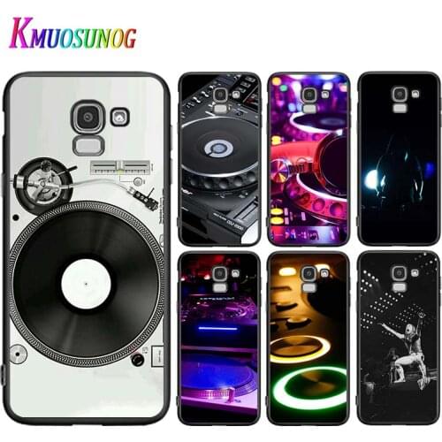Fashion Dj Player For Samsung Galaxy J2 J3 J4 Core J5 J6 J7 J8 Prime duo Plus 2018 2017 2016 Silicone Phone Case