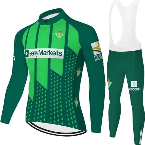 Pro team Green Betis ropa bicicleta hombre summer spring cycling jersey men uniforme ciclismo 20D gel pad pantaloni ciclismo