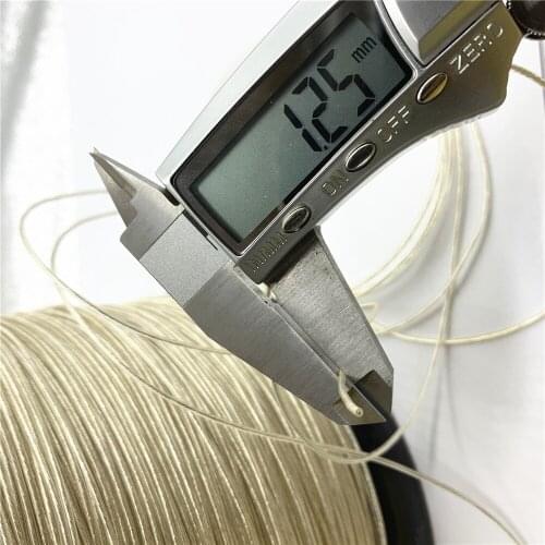 Soft Litz cable silver plated cable 20 core*0.08mm OD:1.25mm 24awg