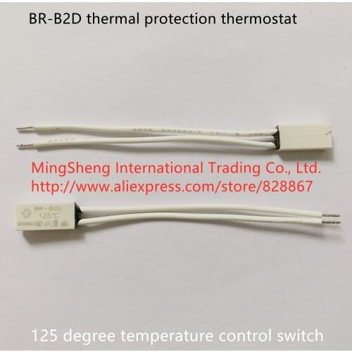 Original new 100% BR-B2D thermal protection thermostat 125 degree temperature control switch