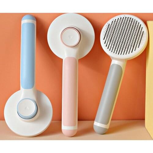 Dog Puppy Cat Grooming Cleaning Slicker Brush Shedding Pet Hair Removal Comb