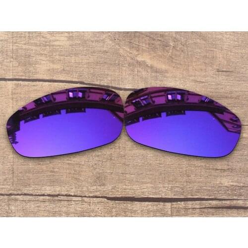 Vonxyz Violet Mirror Polarized Replacement Lenses for-Oakley Split Jacket Frame