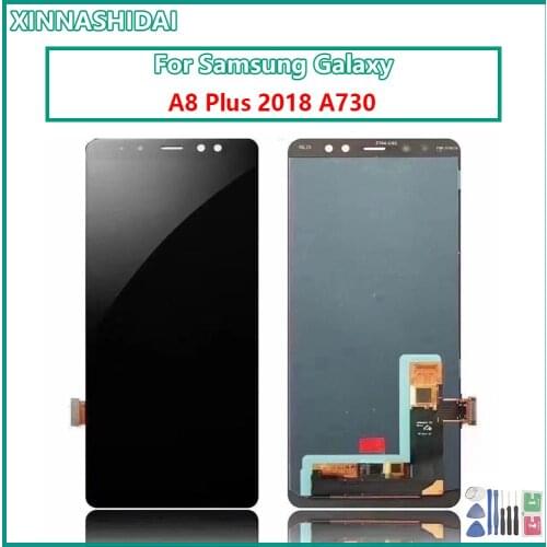 LCD Display For Samsung Galaxy A8 Plus 2018 A730 A730F LCD Display Touch Screen Digitizer Replacement