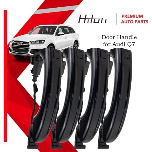 4Pcs Smart Sensor Exterior Door Handle for Audi Q7 2007-2015 4L0837205A 4L0837205B