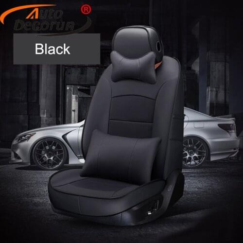 AutoDecorun Leather Car Seat Covers for Mercedes-Benz GLA200 GLA220 250 260 Seat Cover Sets Cowhide Seat Protectors Accessories