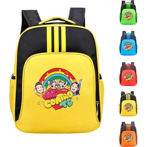 Childrens School Bag Cartoon Me Contro Te Bacpacks Primary School Students Pattern Kids Boy Girl Oxford Bookbag Christmas Gifts